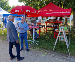 SPD-Bücherstand auf der Fi-NET-Gewerbeschau