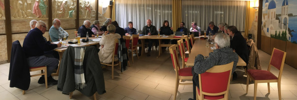 Nasser Ahmed und Kerstin Gardill auf der Jahreshauptversammlung des SPD-Ortsvereins