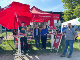 SPD-Bücherstand bei der FiNET-Gewerbeschau